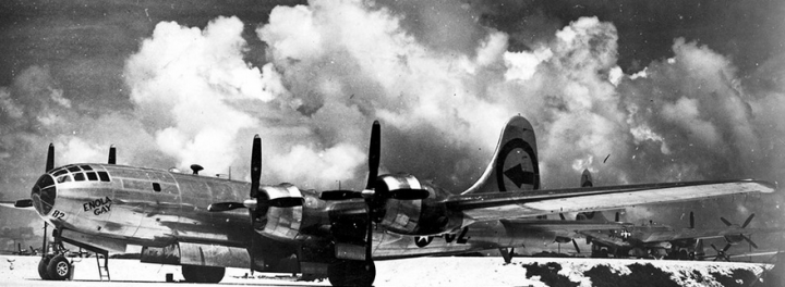 Die «Enola Gay» B-29 Superfortress: Todesengel im Pazifik und Nonplusultra des strategischen Bombers der Alliierten im Zweiten Weltkrieg. Bild: USAF.